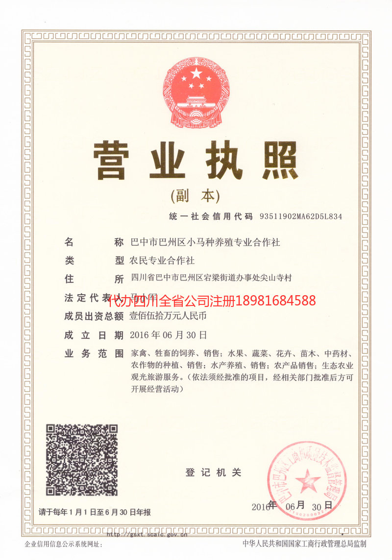 平凉平凉小马种养殖专业合作社